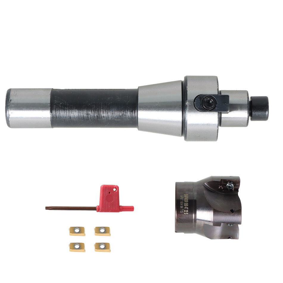 R8 FMB22 Shank Mill Arbor + 400R 50MM CNC End Milling +4?? APMT1604 Inserts