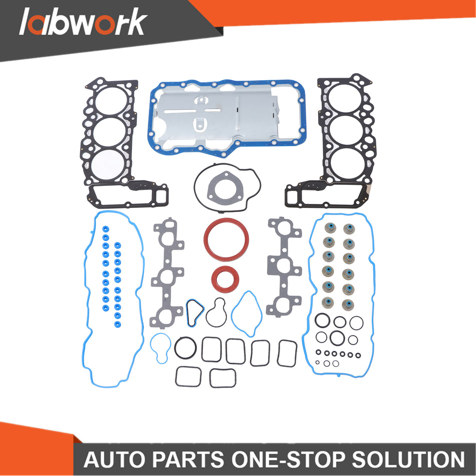 Labwork Full Gasket Set For Jeep Liberty Ram 1500 Dodge 2005 2006-2012 3.7L
