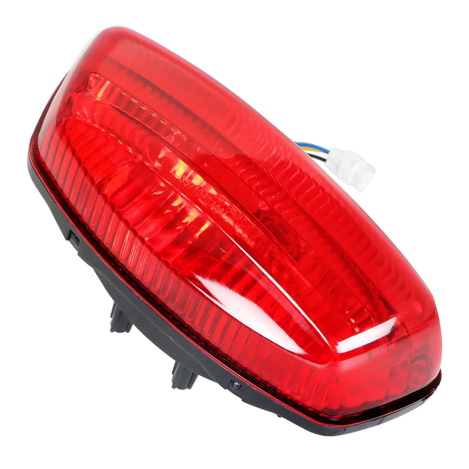 Red Tail Light Assembly Rear Brake Stop Light for Kawasaki KFX400 KSF 2003-2006
