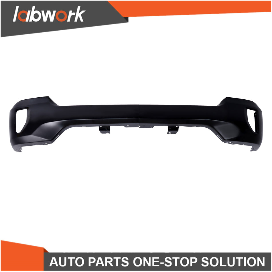Labwork Front Bumper For Chevrolet Silverado 1500 16-18 Black W/ Fog Lamps Holes