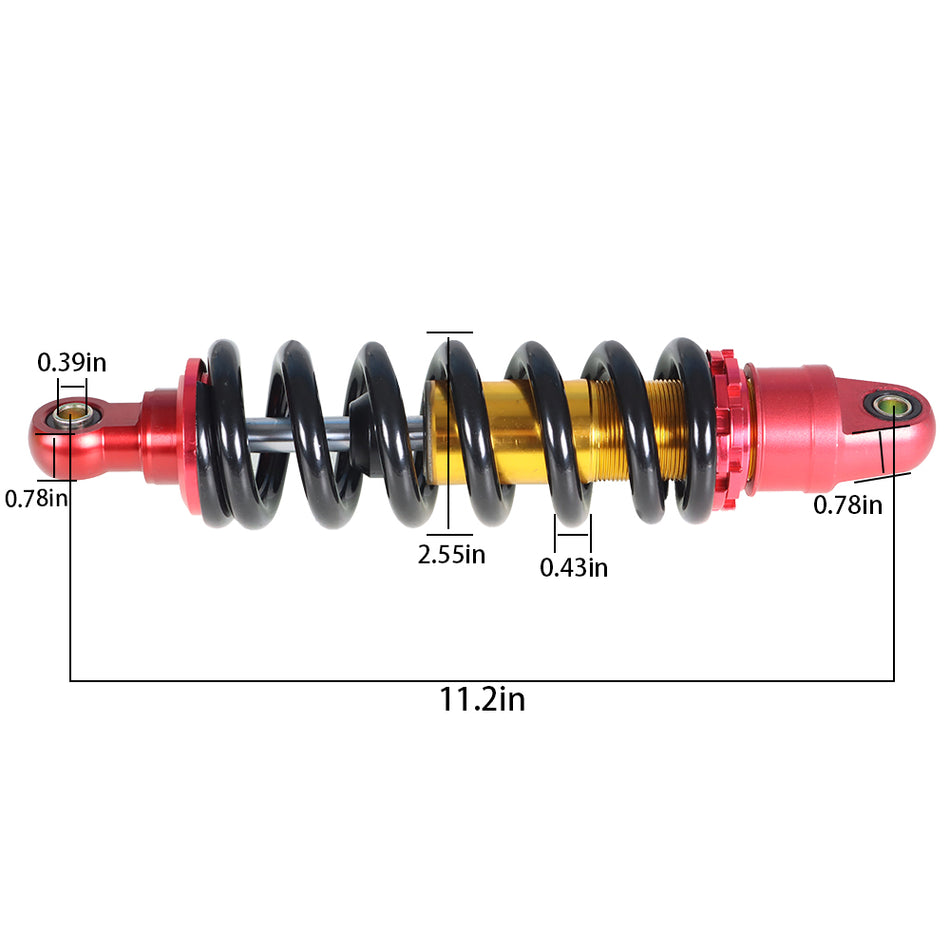 Rear Shock Absorber Suspension For Motorcycle Dirt Bike ATV   11" 285mm