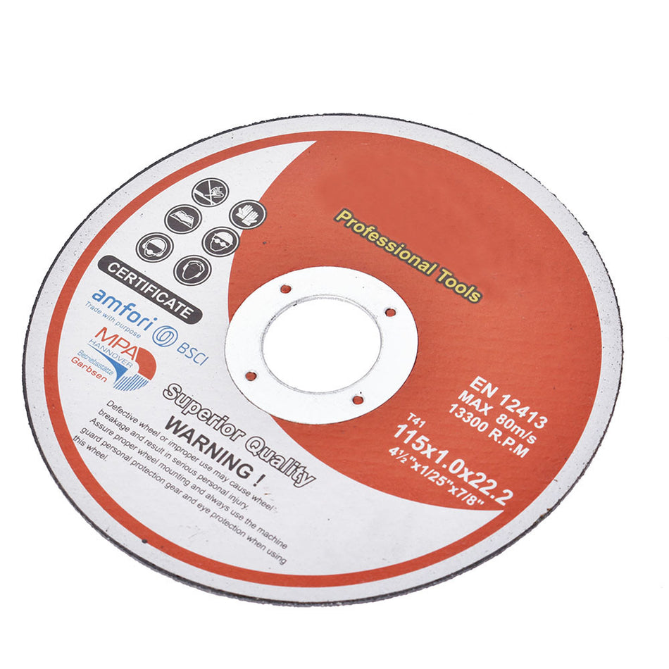 New Cutting Discs 100 Pack 4-1/2 Inch Metal & Stainless Steel Cut-off Wheels