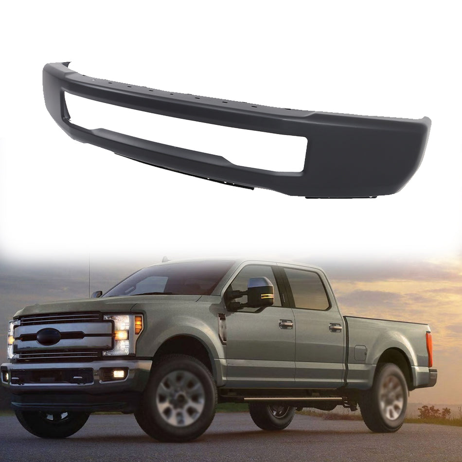 Labwork Front Bumper For 17-19 Ford F-350 Super Duty Steel W/O Fog Lamps Holes