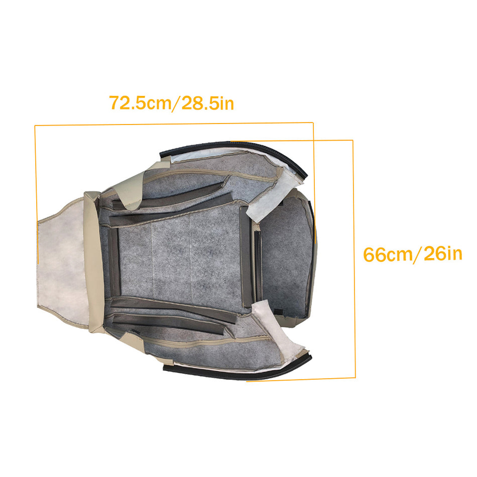Labwork Front Left Seat Cover For Mercedes Benz C300 2015 2016-2021 Tan Leather