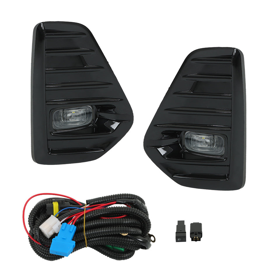 Labwork Front LED Fog Lights DRL Lamps For 2021-2023 Nissan Kicks Clear Kit