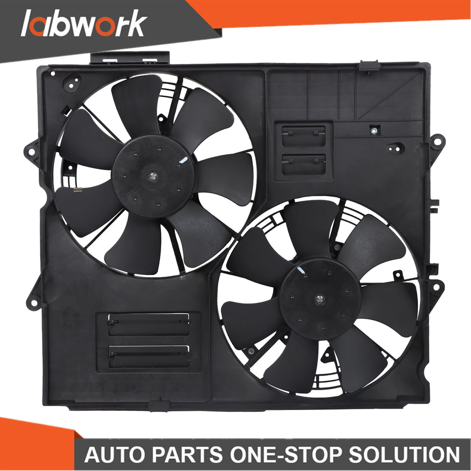 Labwork Radiator Cooling Fan Assembly For Cadillac CTS 2009 STS 2006-2009 620580