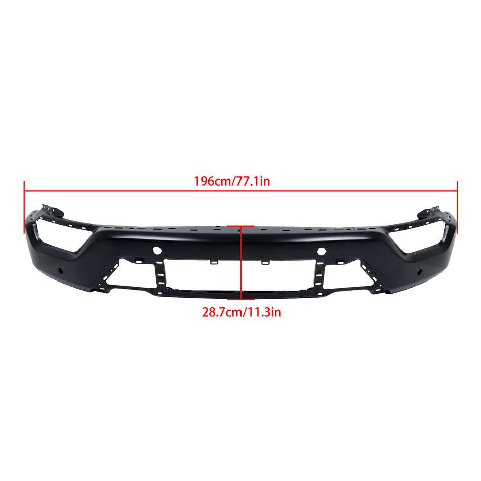 Labwork For Ford F150 2021-23 Front Bumper Face Bar 5PCS Black W/ 6 Sensor Holes