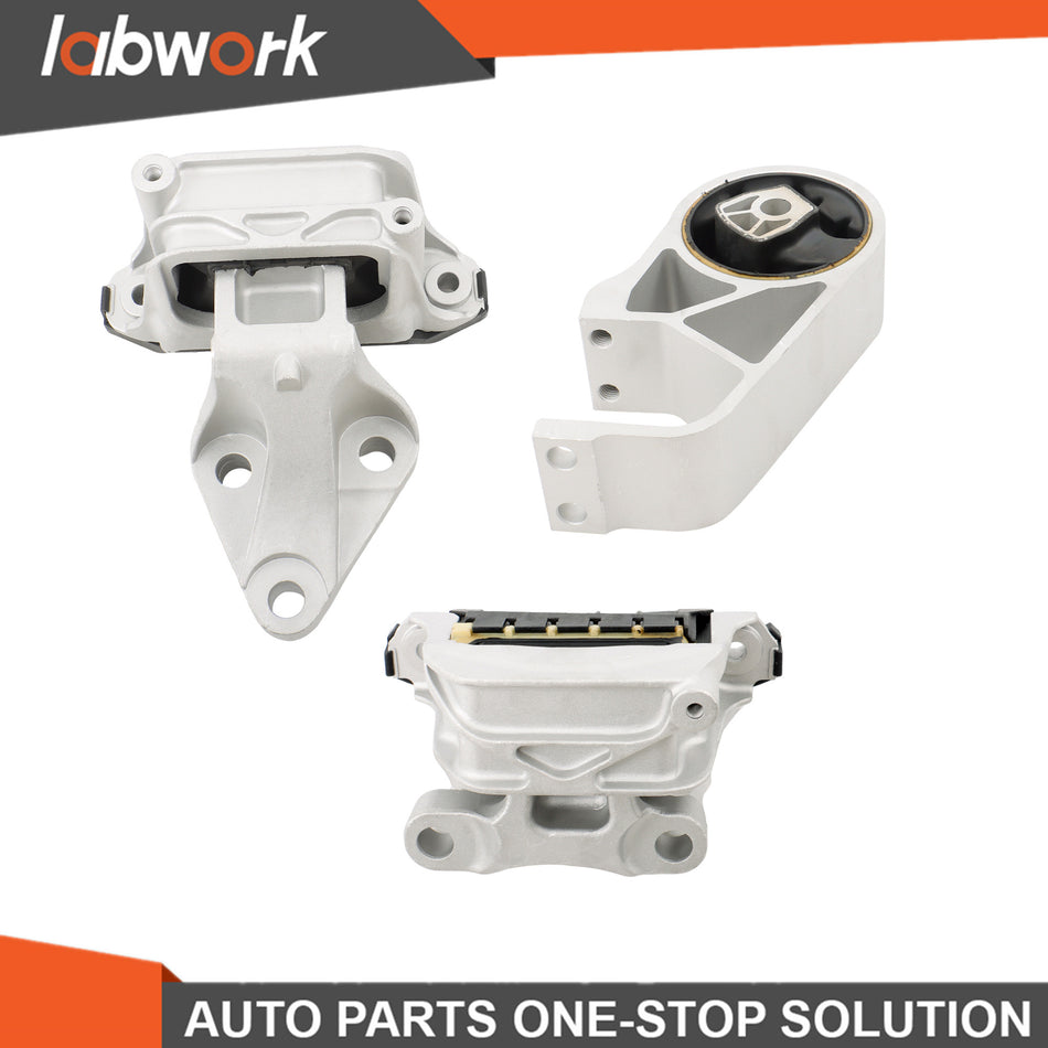 Labwork 3PCS Right Engine & Trans Mount Set For GMC Acadia 2017-2019 2.5L FWD