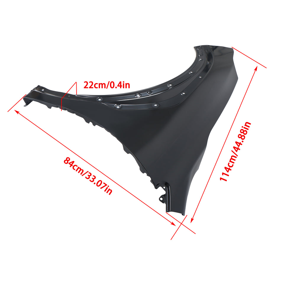 Labwork Front Driver LH Fender Primed Steel For 2022-2024 Subaru Outback Legacy