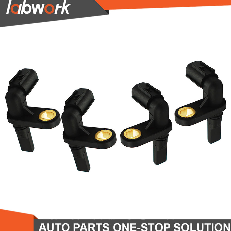 Labwork 4x Front+Rear ABS Speed Sensor For 2007-2017 Toyota Tundra 4.0L 4.6L