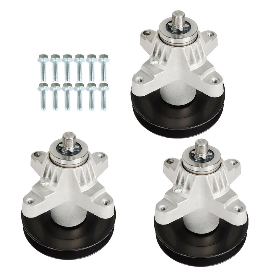 3PK Spindle Assembly For Cub Cadet MTD Troy Bilt 50” 54” 918-04126 618-04125A