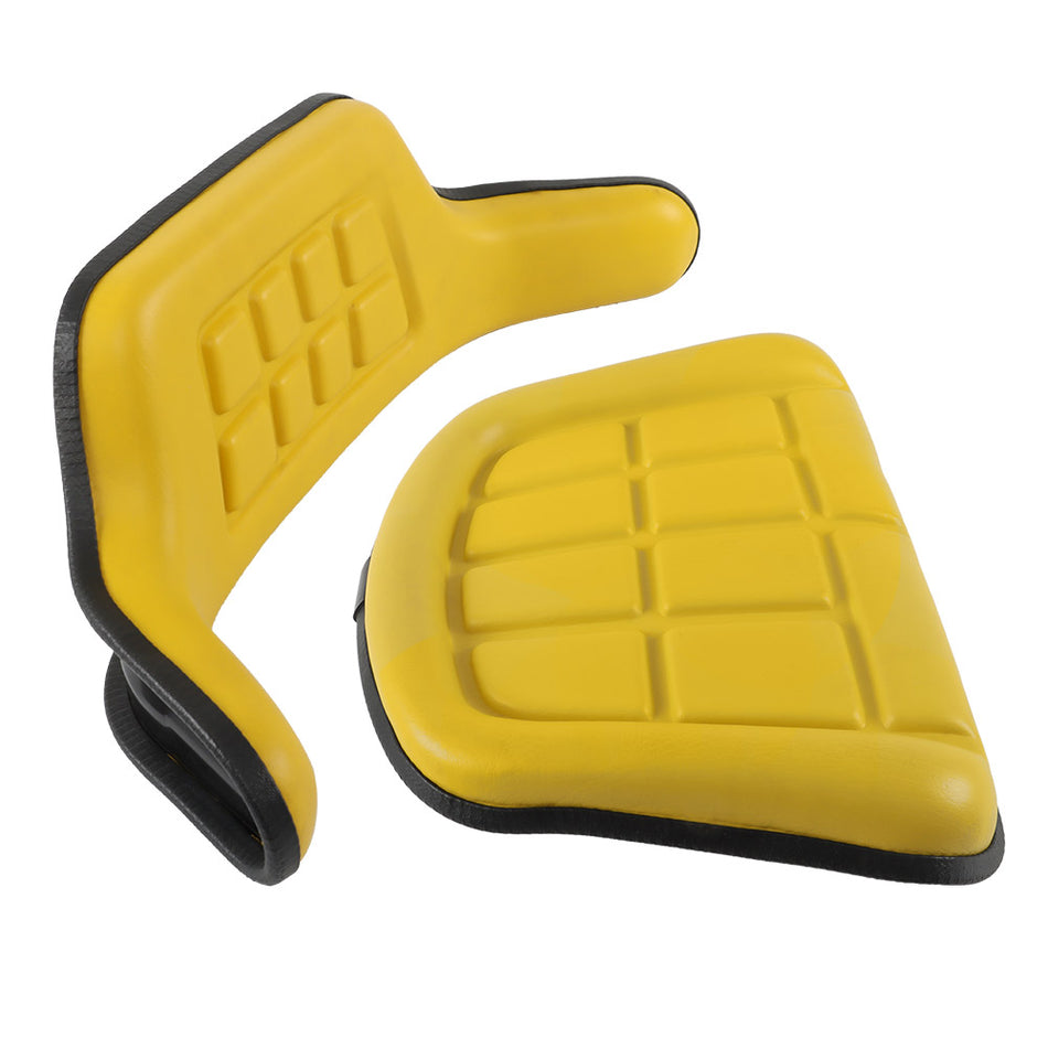Backhoe Loader Yellow Seat Cushion Set For John Deere 310 310A 310B 401