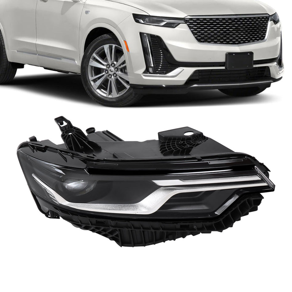 LED Headlight For 2020-2023 Cadillac XT6 Passenger Right Side w/o Super Cruise