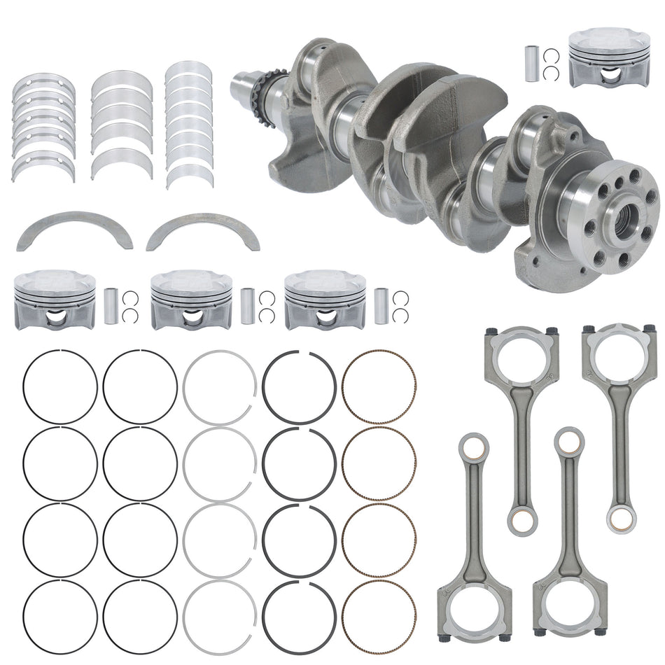 Labwork Engine Rebuild Kit-Crankshaft Rods Pistons Bearing Set For Kia Forte K4