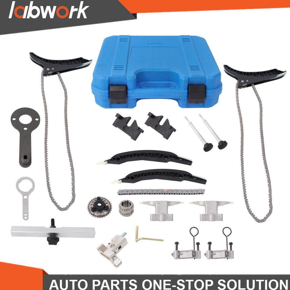 Labwork Timing Chain Kit Crankshaft Tool For BMW 550i 650i 750i B7 X5 X6 4.0 4.4