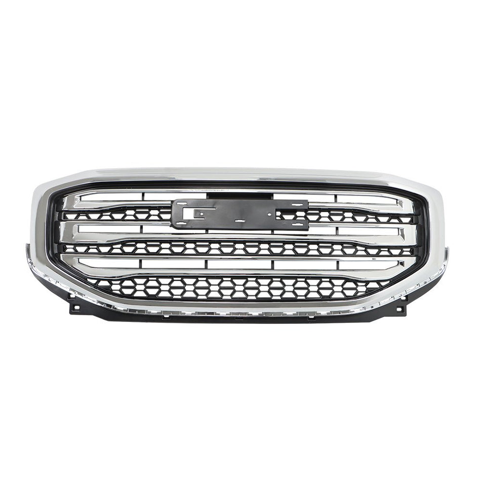 Labwork Front Upper Grille Fit For GMC Acadia SLE SL 2017 2018 2019 Chrome Grill