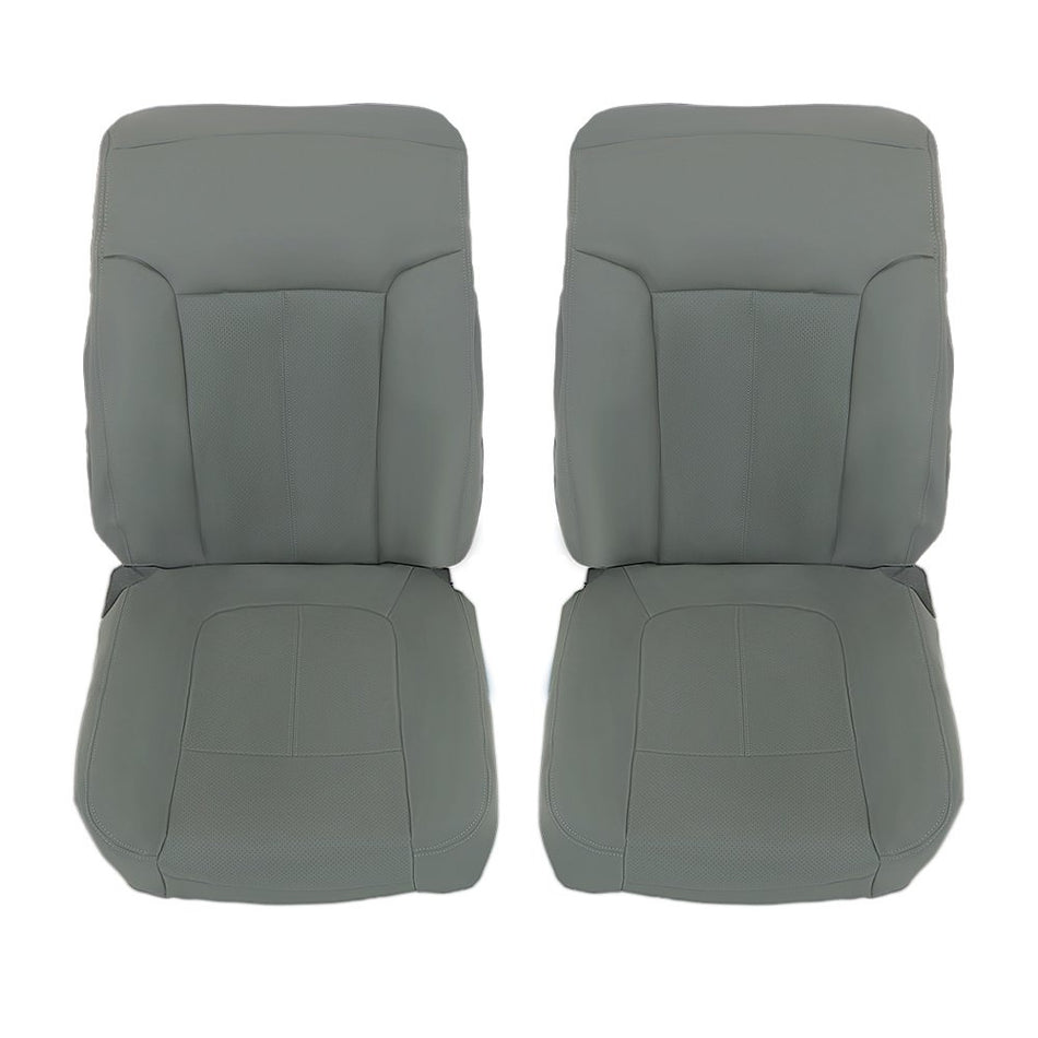 Labwork Front Bottom Back Seat Cover For 2011 2012-2016 Ford F250 F350 F450Gray