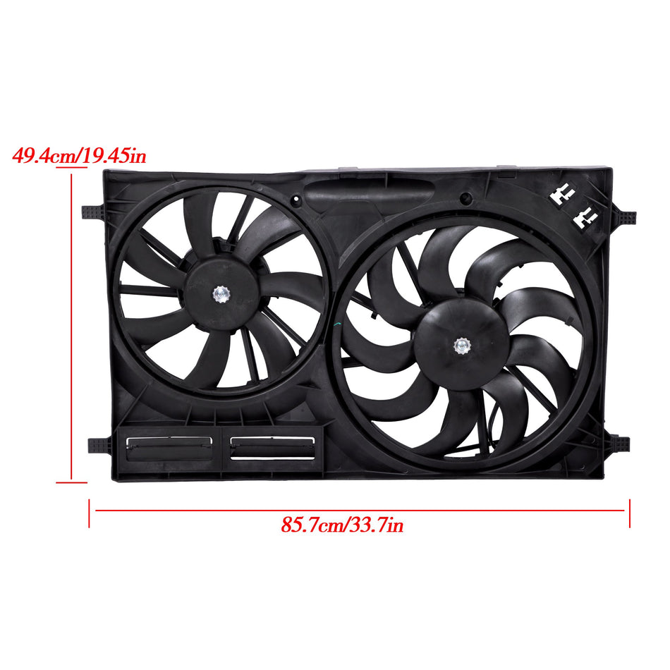 Labwork Radiator Cooling Fan For Ford Transit-250 Transit-350 Transit-150 15-21