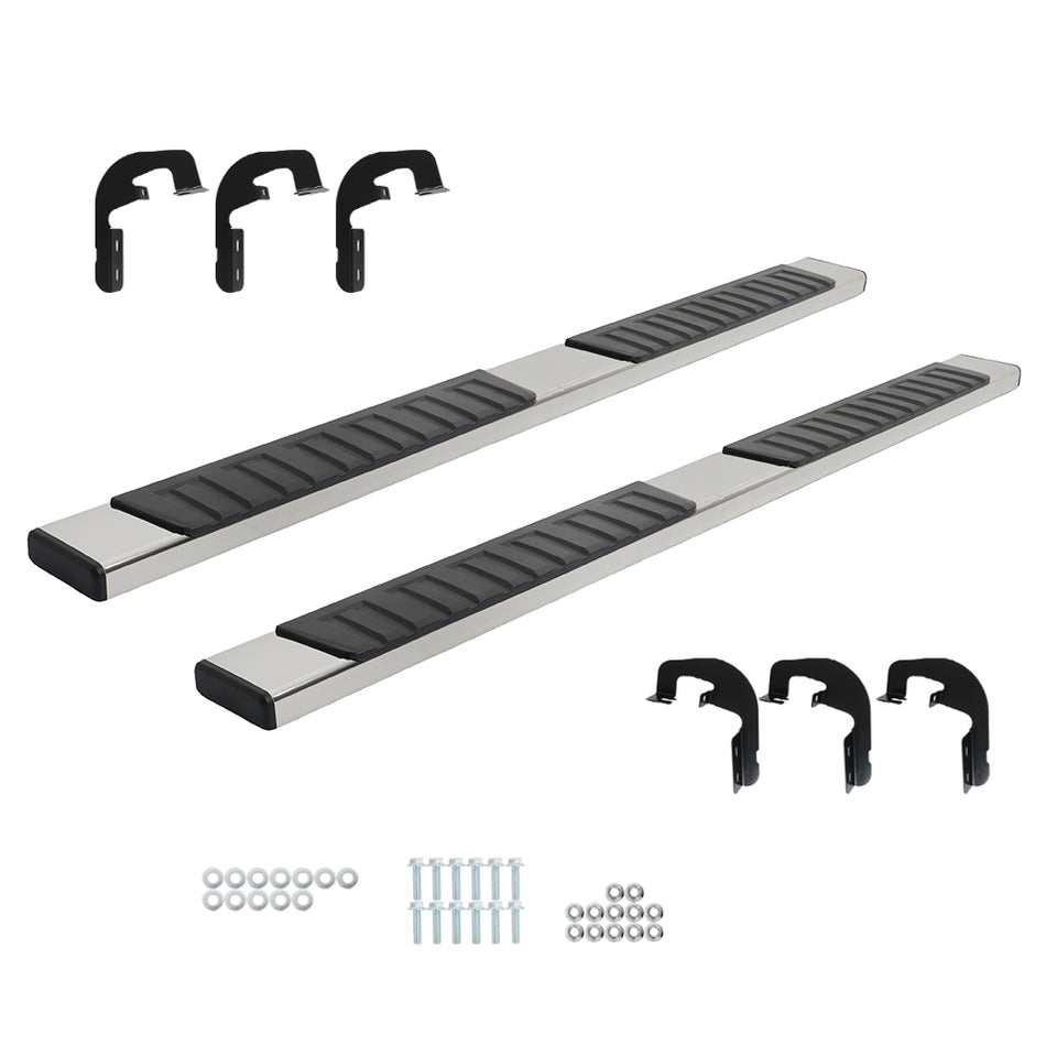 Labwork Running Board Nerf Bars Side Steps SS For 2019-2023 Silverado Crew Cab