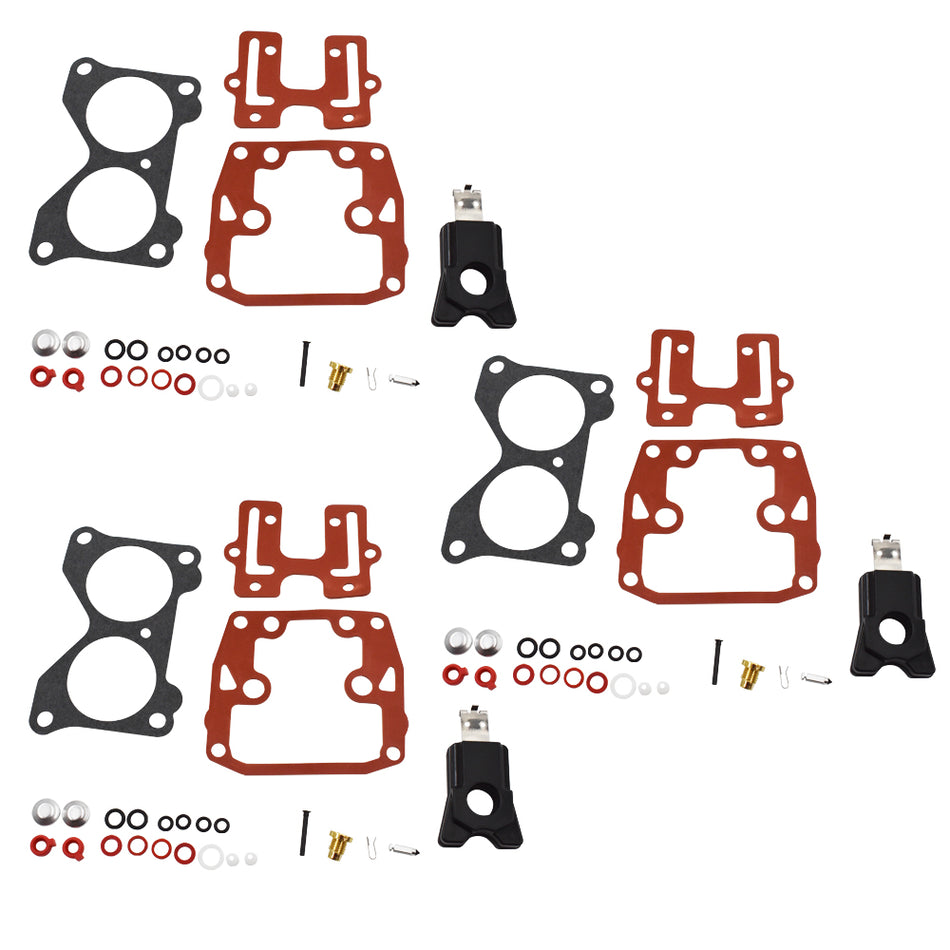 3x Carburetor Carb Rebuild Kit For Johnson Evinrude V6 150 155 200 235 175 185