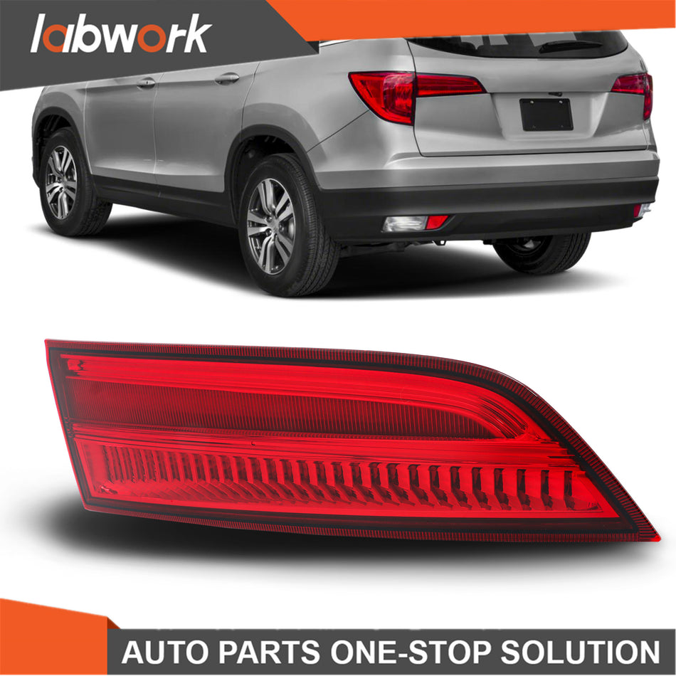 Labwork Tail Light For 2016-2018 Honda Pilot Halogen Rear Inner Driver Left Side