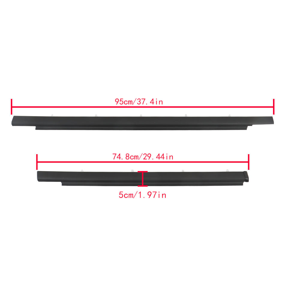 Labwork Window Outer Pressure Strip 4pcs Set For 2001 02 03-2007 Toyota Sequoia