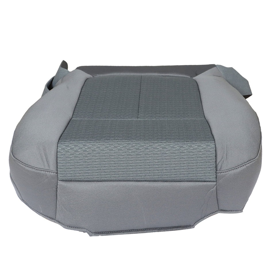 Labwork Driver Side Bottom Seat Cover For 2011-2014 Ford F150 Lariat Gray Cloth