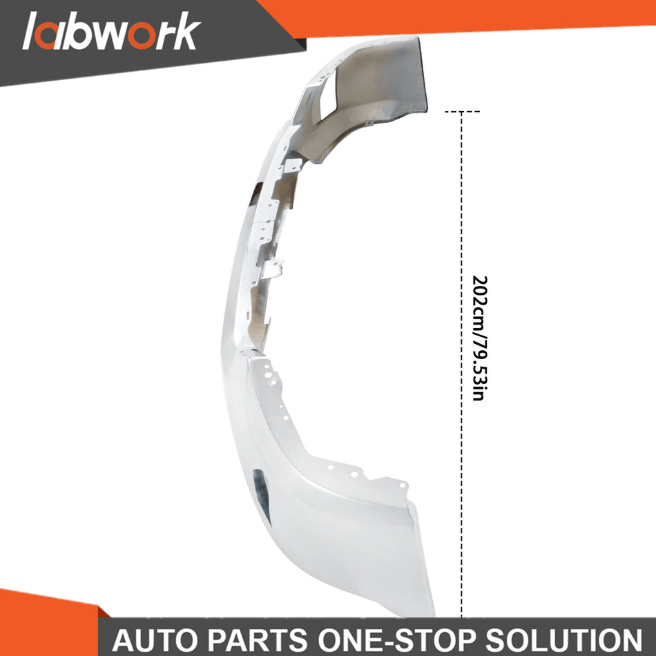 Labwork Front Bumper Steel For Chevrolet Silverado 1500 2016-18 W/o Sensor Hole
