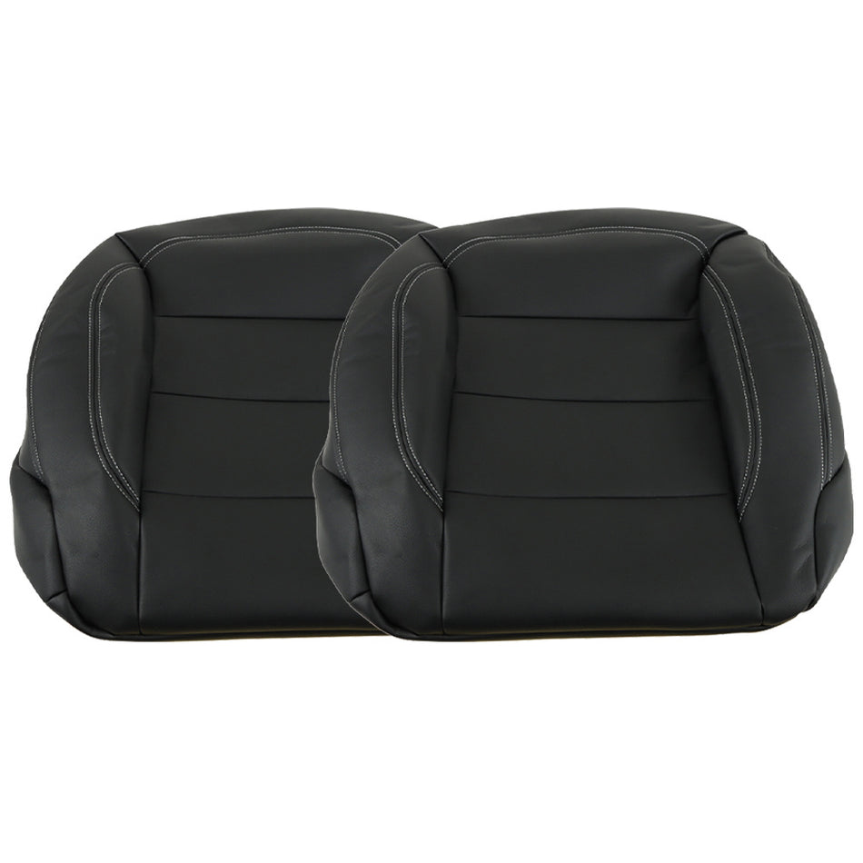 Labwork Front Seat Covers For Mercedes Benz ML350 ML550 2012-2015 Black Leather