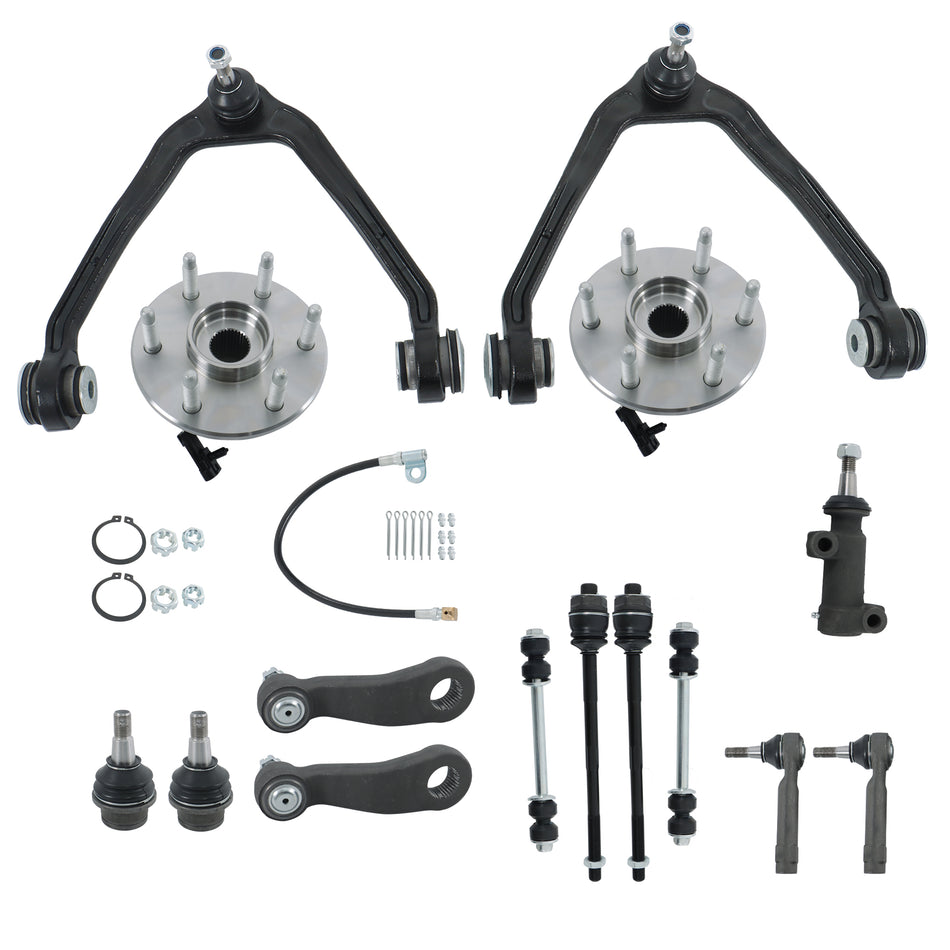 Labwork Front Suspension Kit Wheel Hub Bearing For GMC Yukon 4WD/AWD 2000-2006