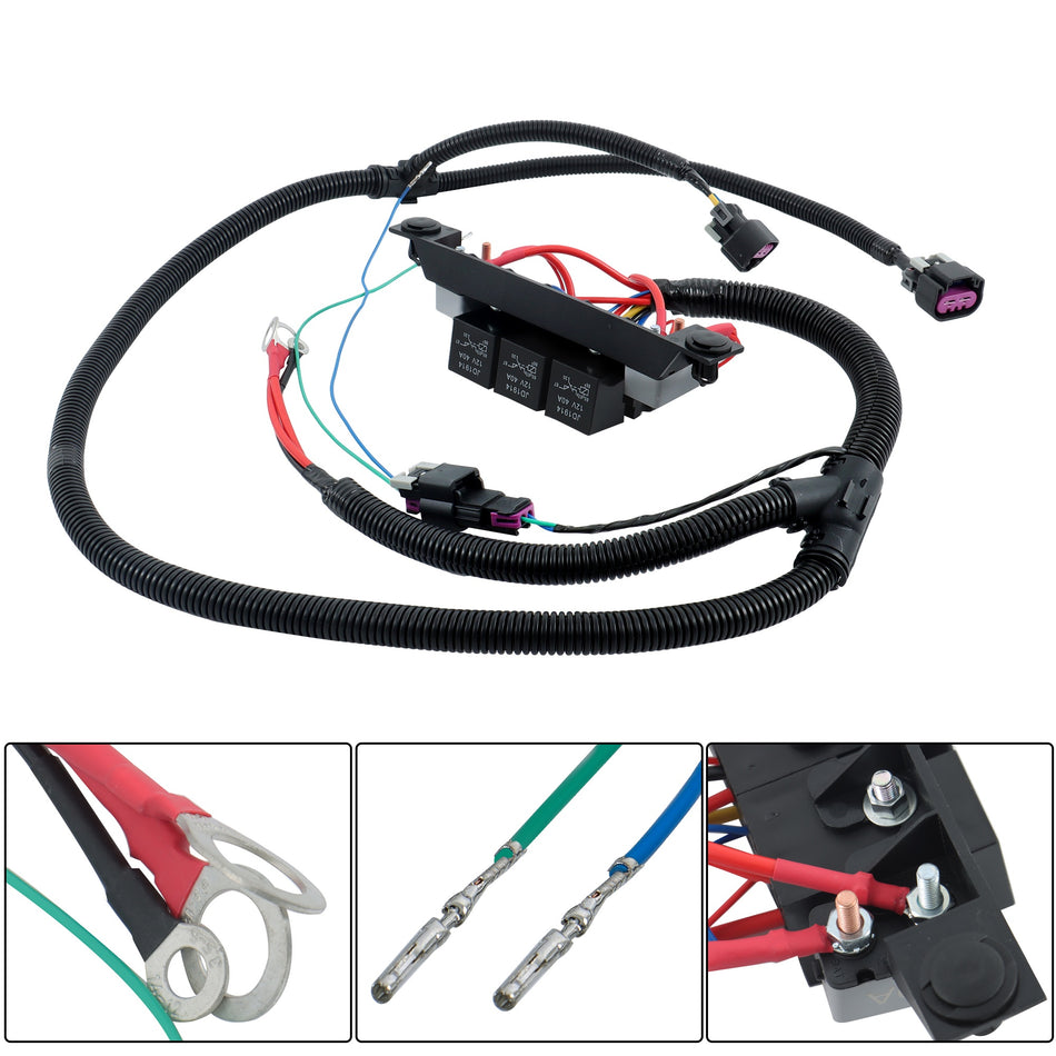 Labwork Electric Fan Upgrade Wire Harness For 1999-2006 Silverado Sierra Tahoe