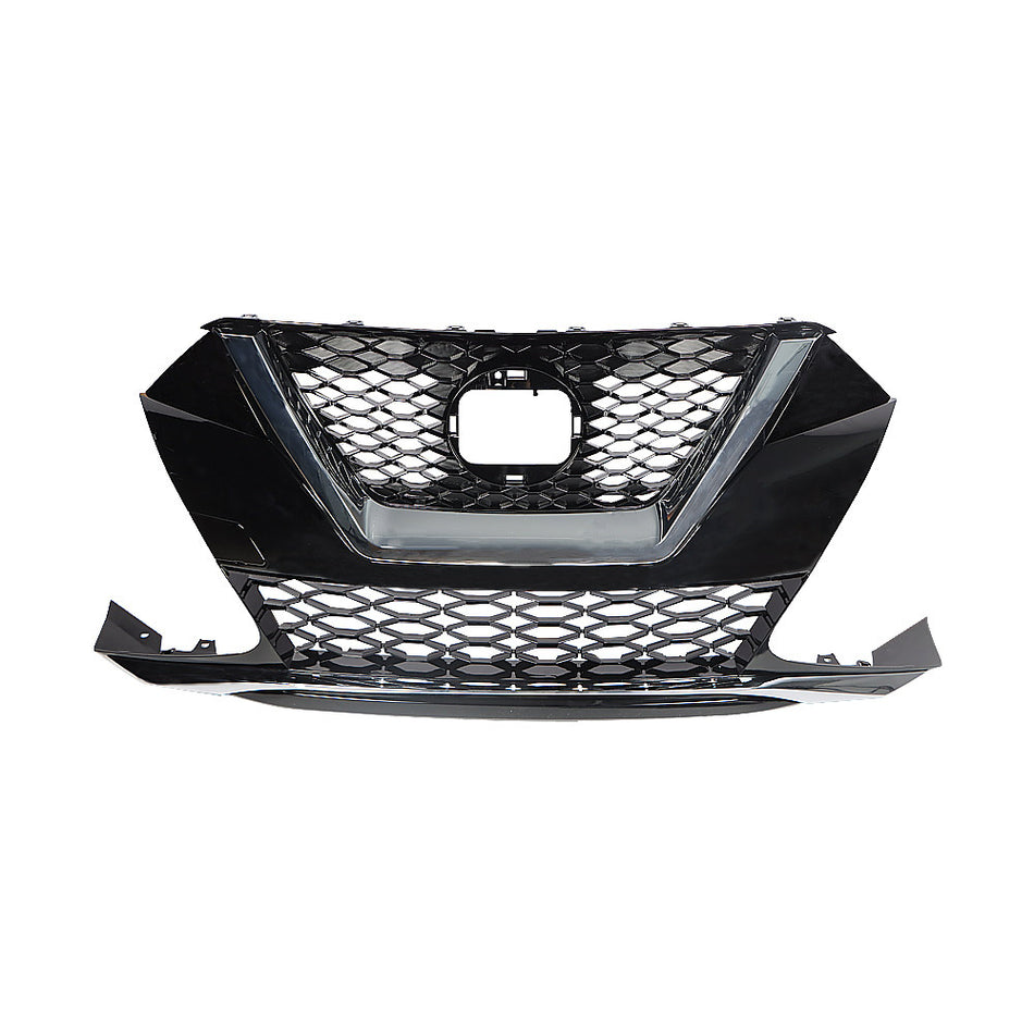 Labwork Front Bumper Grille Assembly For Nissan Maxima 2019-2021 W/Chrome Trim