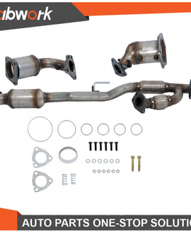 Labwork Y pipe All 3 Catalytic Converter 2013-2019 For Nissan pathfinder 3.5L