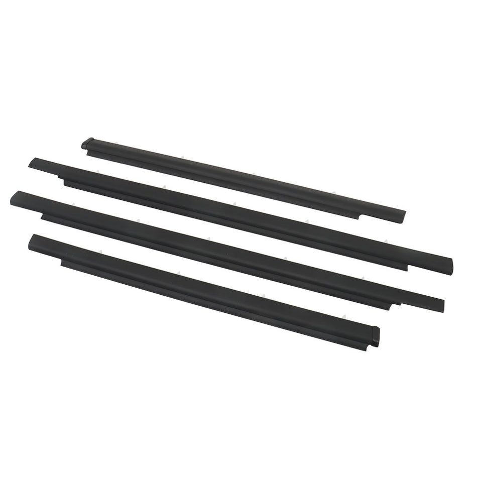 Labwork Window Outer Pressure Strip 4pcs Set For 2001 02 03-2007 Toyota Sequoia