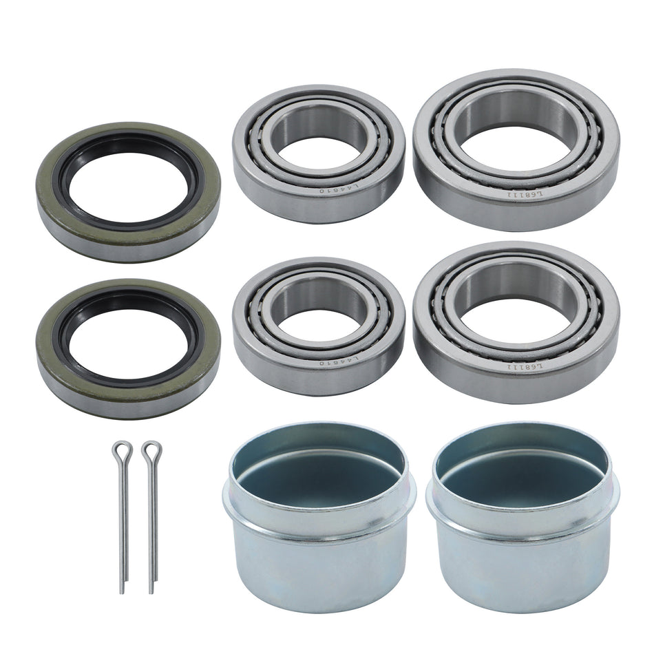 Labwork For 1-3/8" to 1-1/16" 3500 Lbs Trailer Axle 2 Set Trailer Bearing Kit