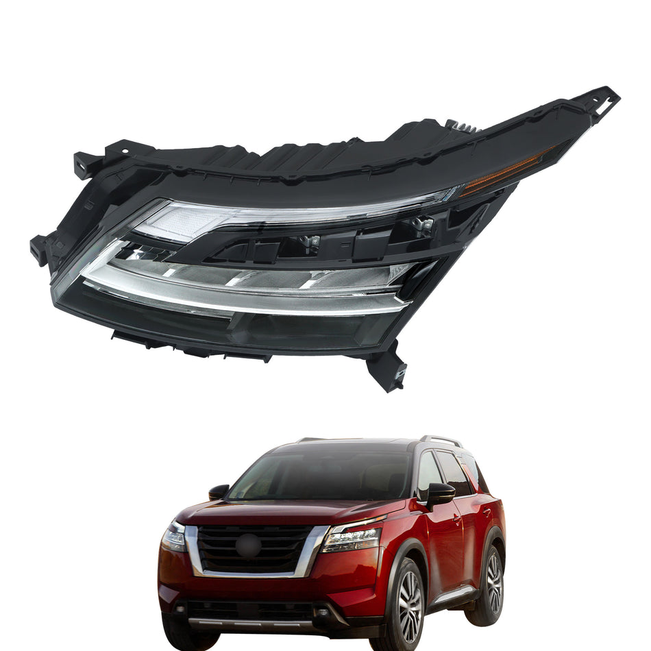 Labwork Left LED Headlight For 2022-2023 Nissan Pathfinder W/Halogen Turn Signal