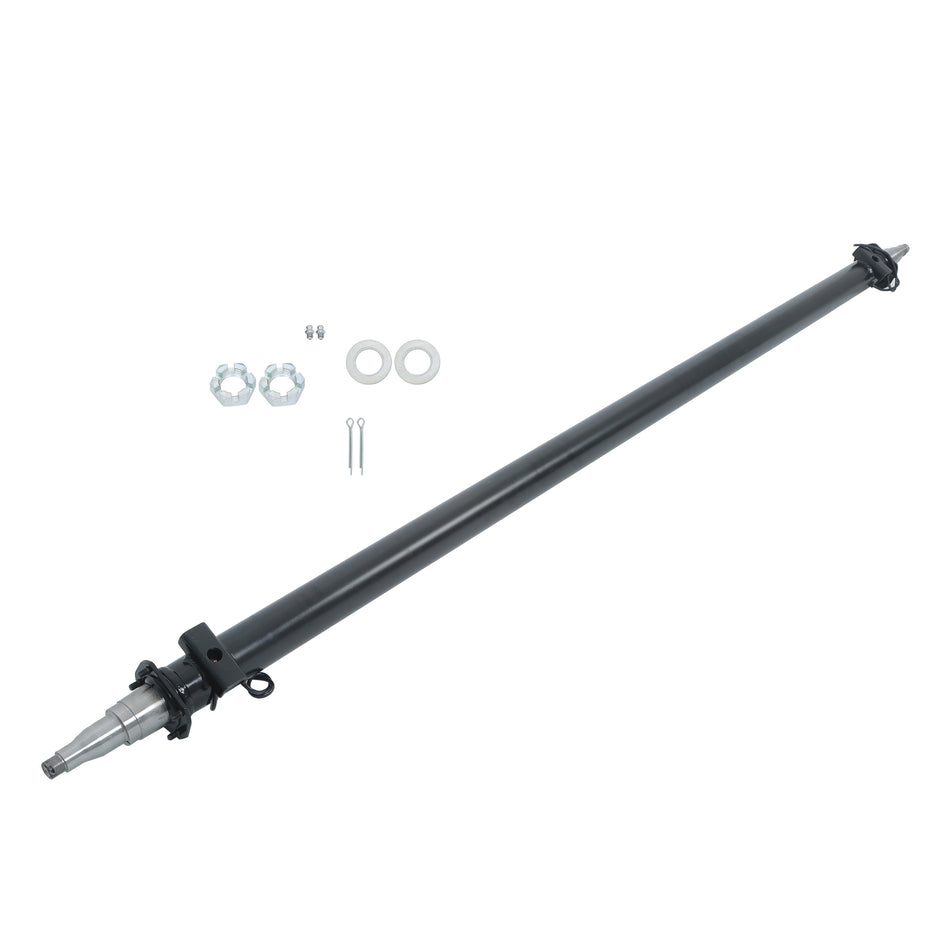 Labwork Trailer Axle Only Beam 6000lbs With Idler 95" Hub Face 80" Spring Center