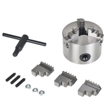 Load image into Gallery viewer, 3 Jaw Lathe Chuck Manual Chuck 3" Self-centering Lathe Drilling Part K11-80 80mm