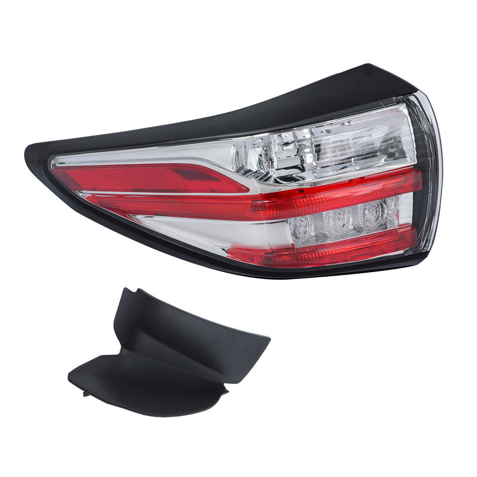 Labwork Outer Left Tail Light Break Lamp Fit For 2015-2018 Nissan Murano Clear