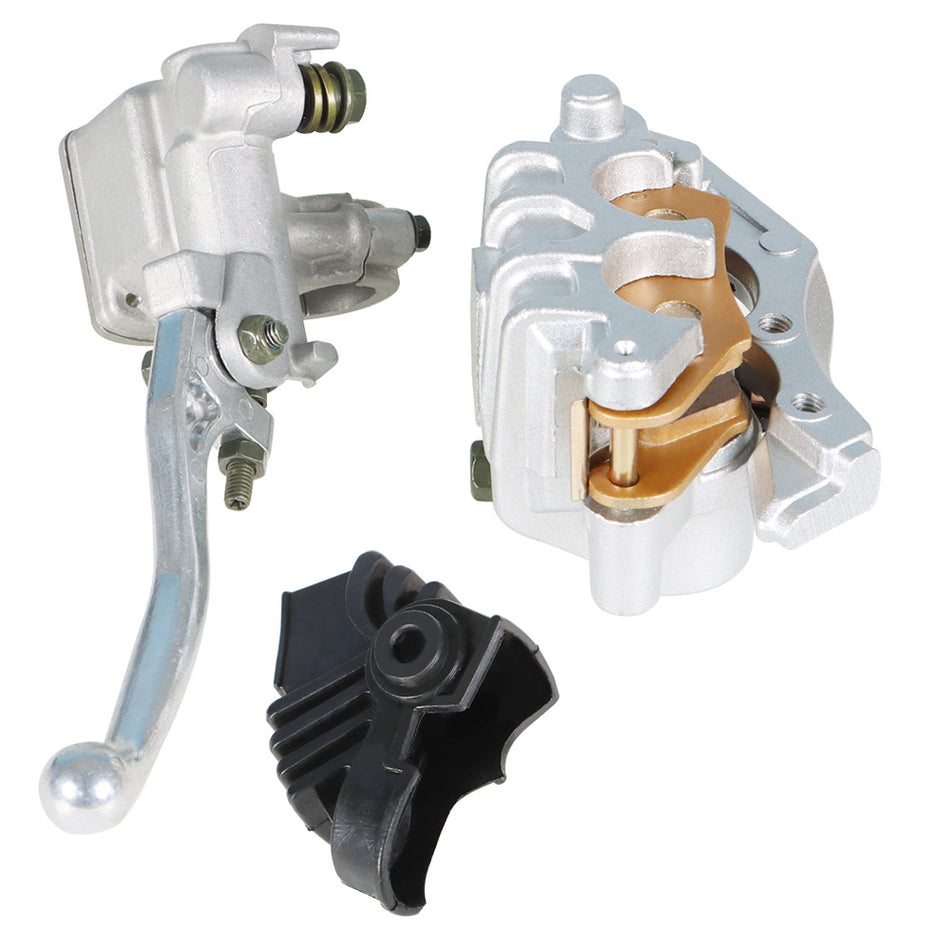 Front Master Cylinder Lever + Brake Caliper For Honda CR125R 250R CRF250X 450X