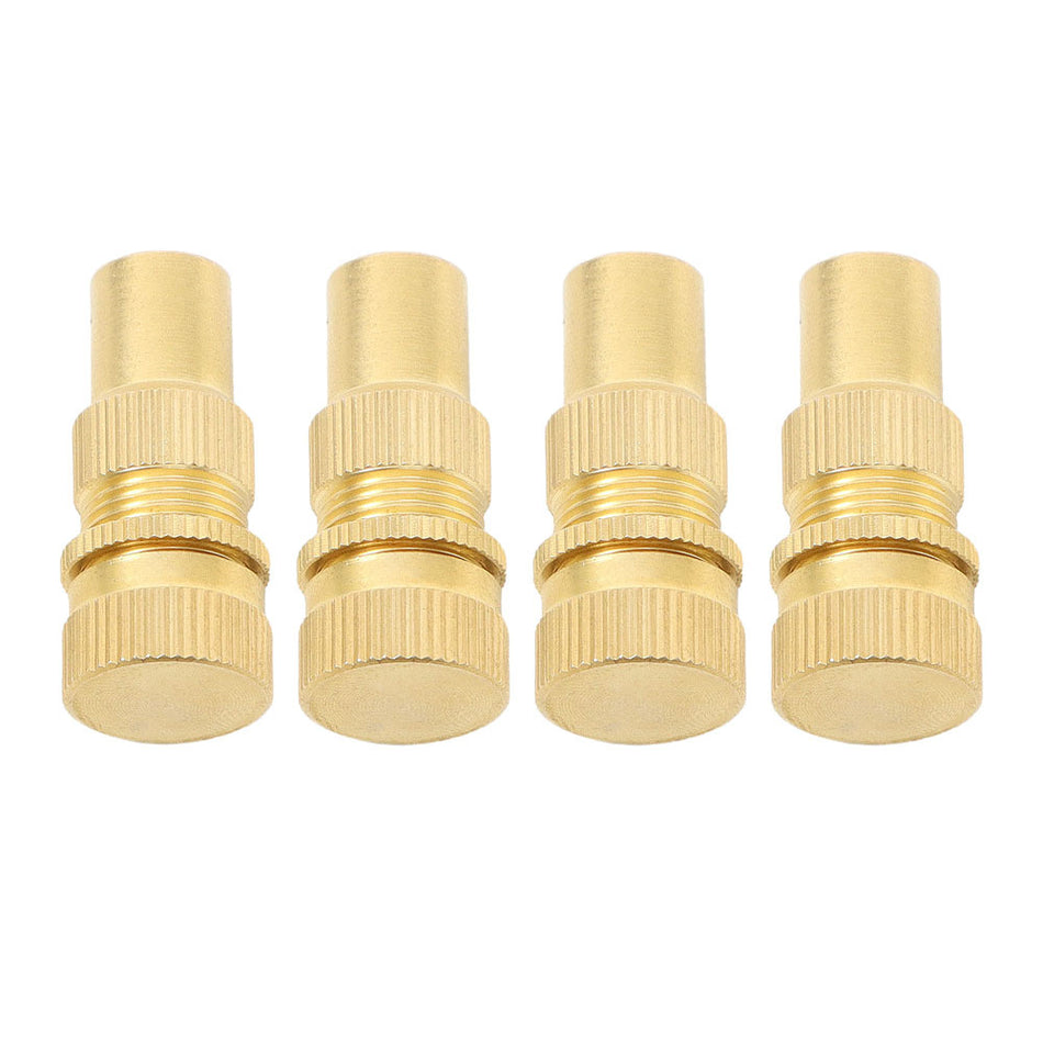 Labwork 4 Pcs Brass Air Deflator 0-60 PSI Tire Valve Core Tool Automatic