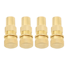 Labwork 4 Pcs Brass Air Deflator 0-60 PSI Tire Valve Core Tool Automatic