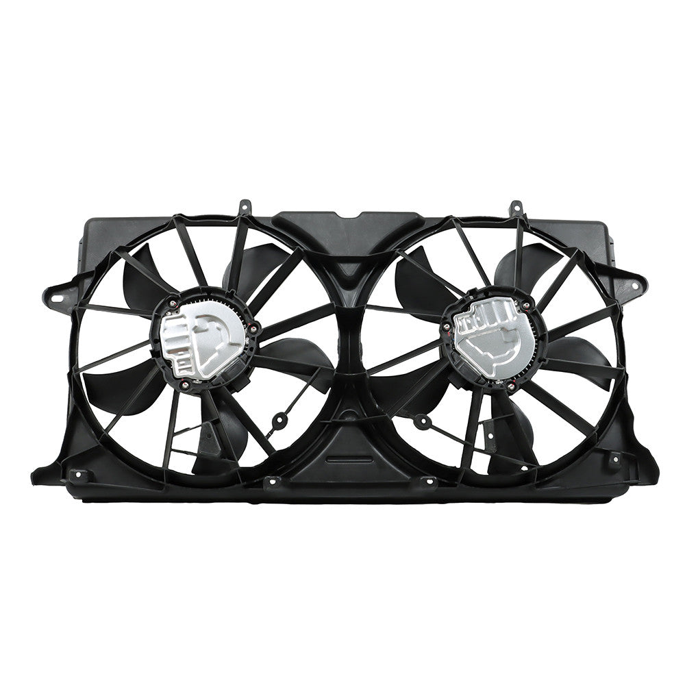 2 Pcs Radiator & Cooling Fan Assembly Kit for Chevrolet Impala 2006-2011 Buick 2 Pcs Radiator & Cooling Fan Assembly Kit for Chevrolet Impala 2006-2011 Buick