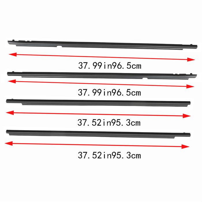 Labwork Weatherstrip Window Moulding Trim Seal Belt For 2009-2012 Toyota Corolla