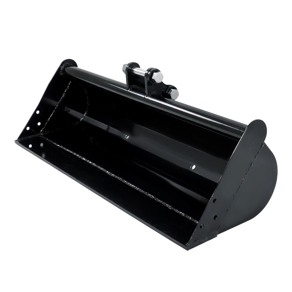 Fits For Mini Excavator 1ton-1.5ton 1000mm Plain Bucket Attachment With Pins