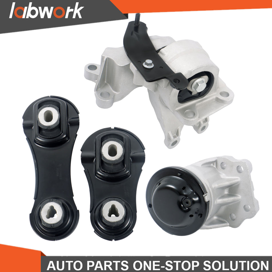 Labwork Engine Mount Transmission Torque Strut Mount 4x For Ford Explorer 13-17