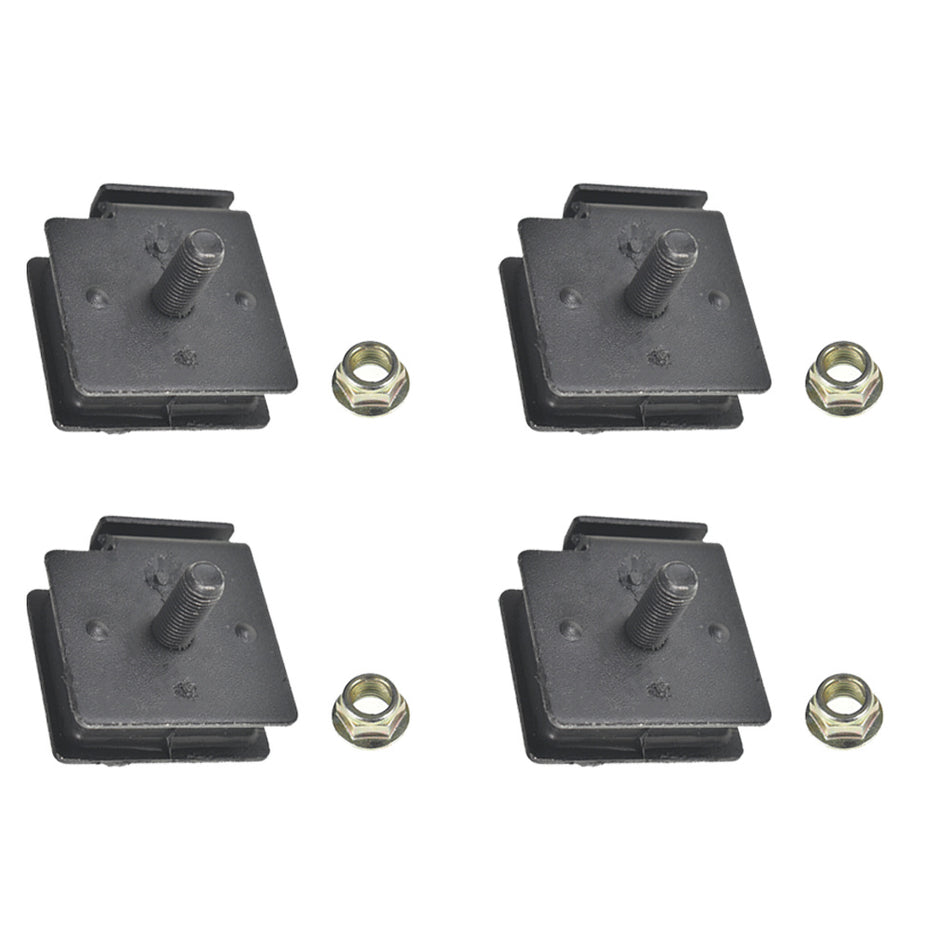 For 2004-2007 Yamaha RHINO 660 BOTTOM & TOP ENGINE MOUNT RUBBER DAMPER KIT