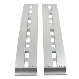 Labwork 60''x12'' 6500Lbs 1 Pair Aluminum Ramps Car Trailer Truck Ramps Hook End