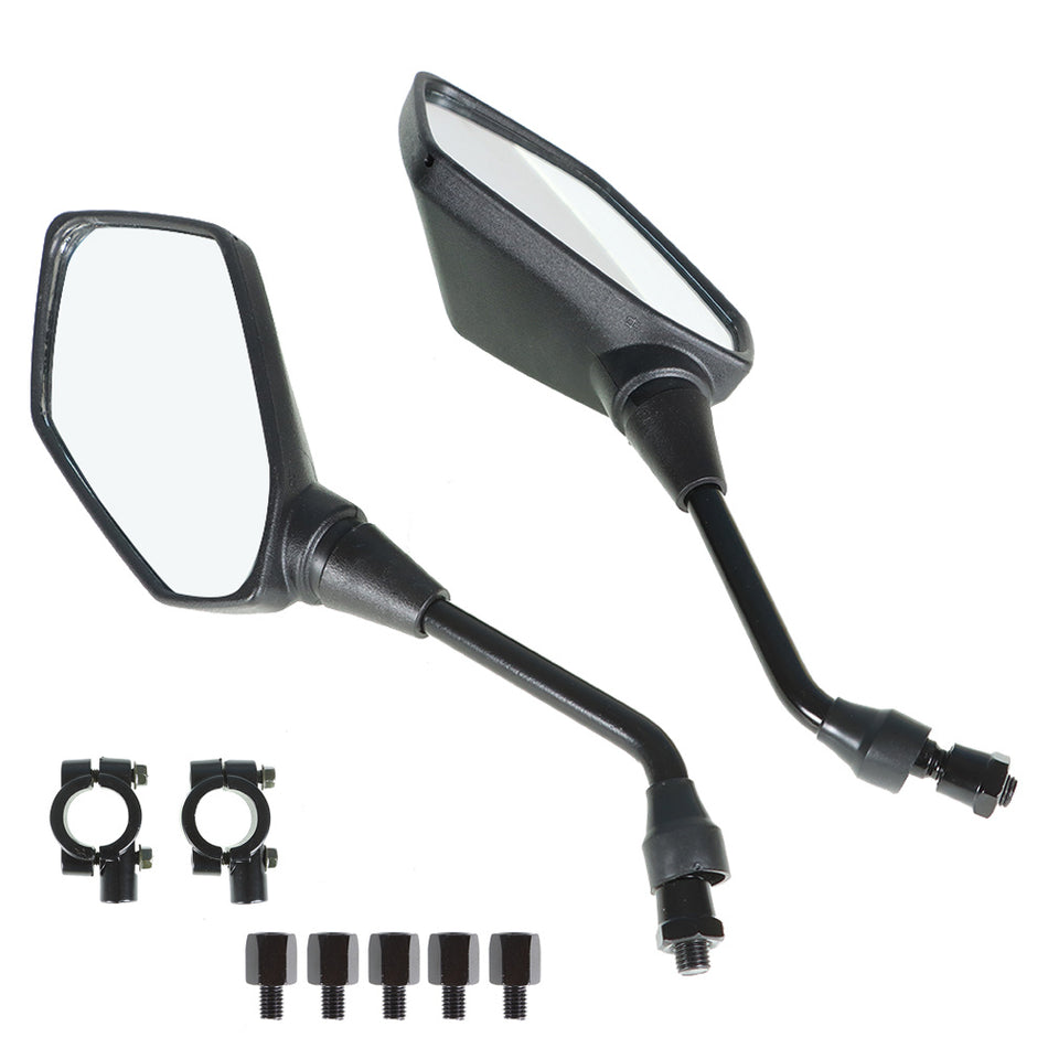 UTV ATV Rear View Side Mirrors 10mm For Can Am Outlander XT1000R / Honda Rubicon