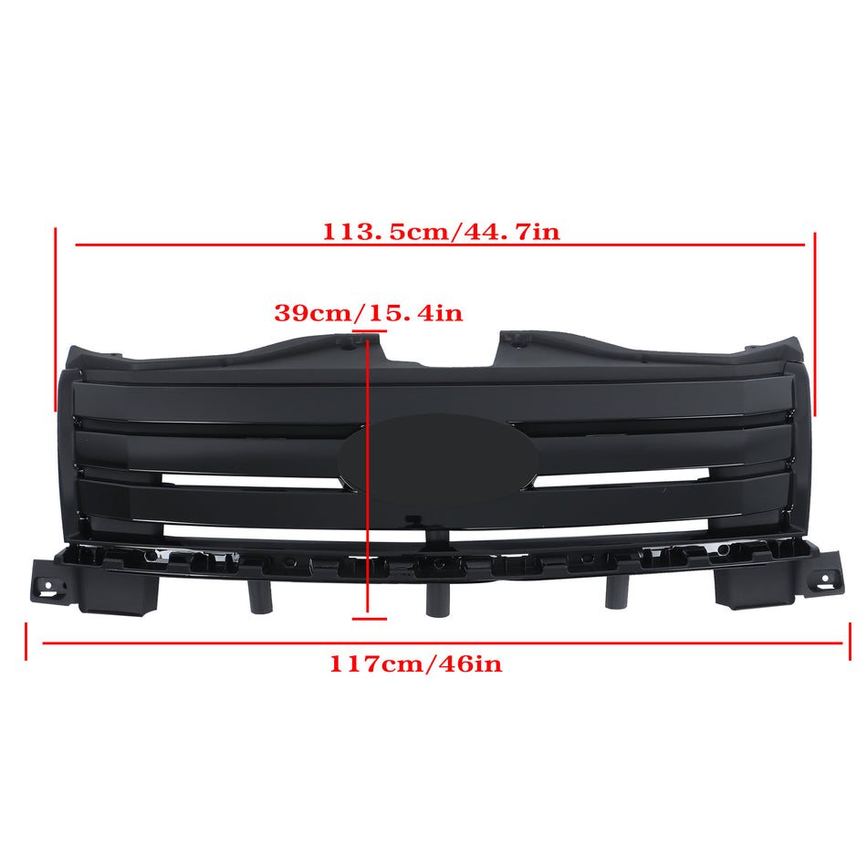 Labwork Front Bumper Upper Grille Grill Assembly For Ford Edge 2007-2010